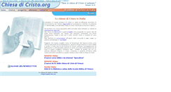 Desktop Screenshot of chiesadicristo.org